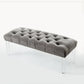 Silver Orchid Orla Velvet Bench