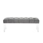 Silver Orchid Orla Velvet Bench