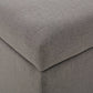 Button Tufted Square Ottoman with Storage
