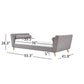 Simple Fabric Upholstered Daybed