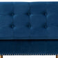 Ellry Luxe Fabric Storage Ottoman Bench