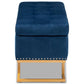 Ellry Luxe Fabric Storage Ottoman Bench