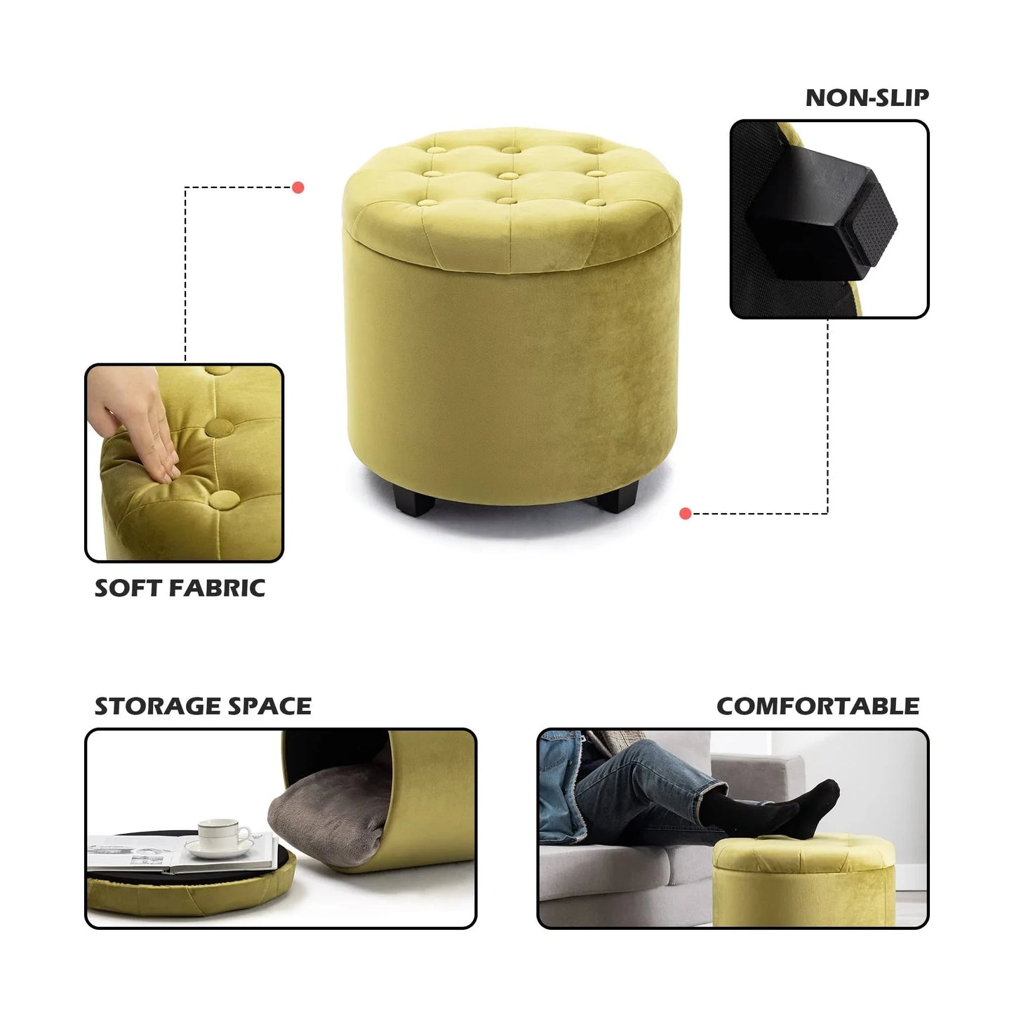 Emma-Jane Ottoman with Storage