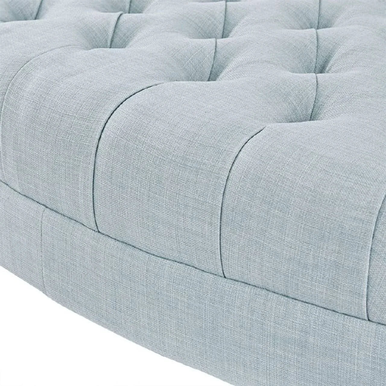 Madison Park Chase Surfboard Tufted Ottoman