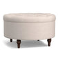 Zavior Tufted Round Storage Ottoman