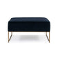 Square Standard Velvet Ottoman
