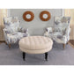 Tufted Round Ottoman Bench