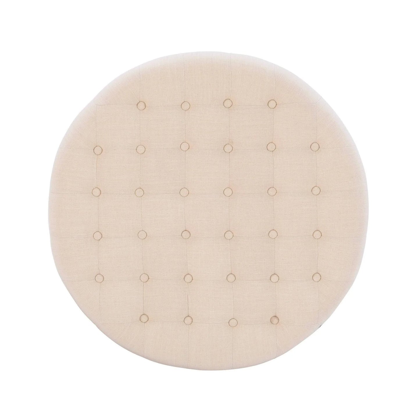 Tufted Round Ottoman Bench