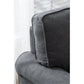 Tufted Two Arms Rolled Chaise Lounge