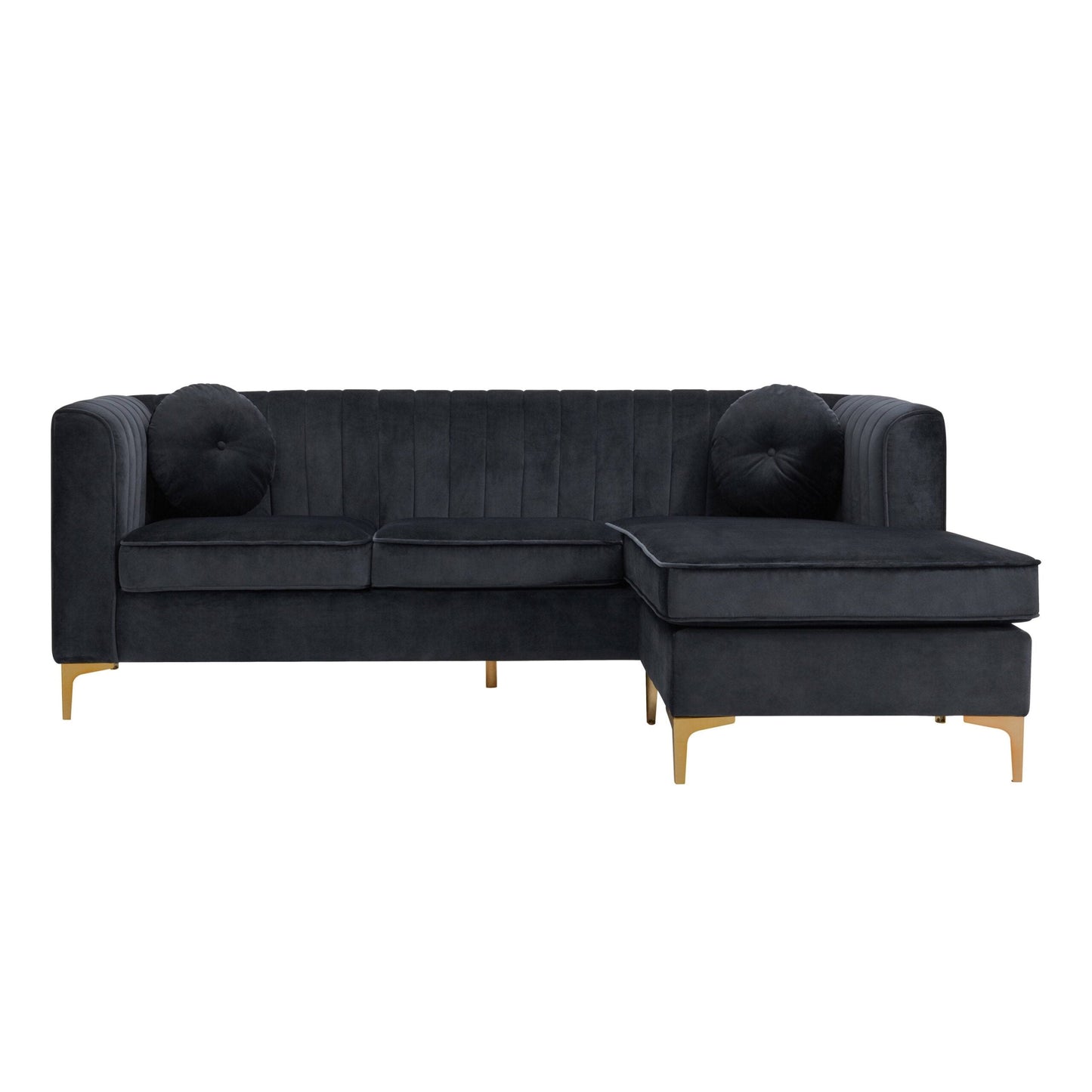 Transform Your Living Space with the Luxurious Cargill Wide Velvet Modular Sofa & Chaise – 7