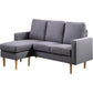 Jasper Grey Sectional Sofa – 3-Piece Elegant & Comfortable Seating for Your Living Room