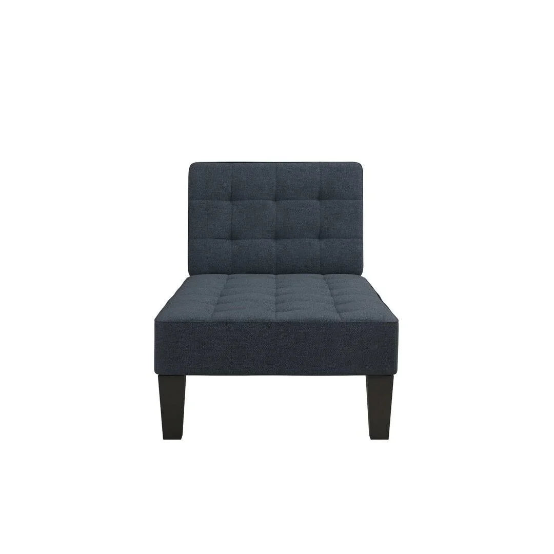 Zaviour Furniture Linen Chaise Lounge