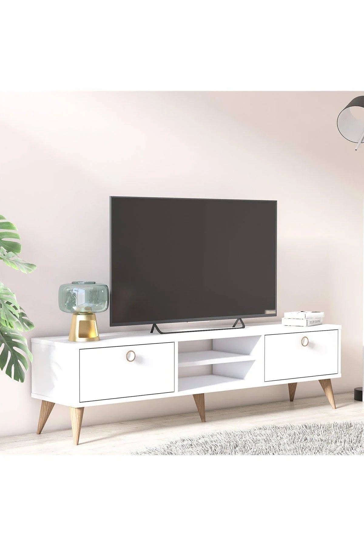 Contemporary tv unit with drawers