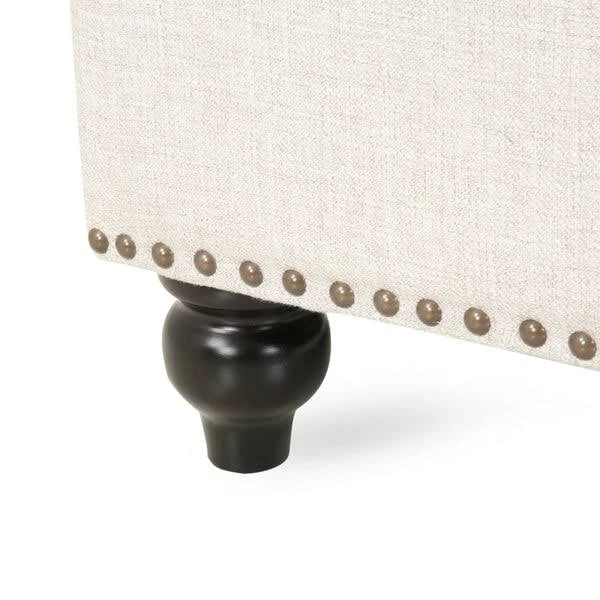 Zviour Tufted Rolled Arms Chaise Lounge