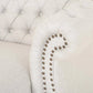 Zviour Tufted Rolled Arms Chaise Lounge