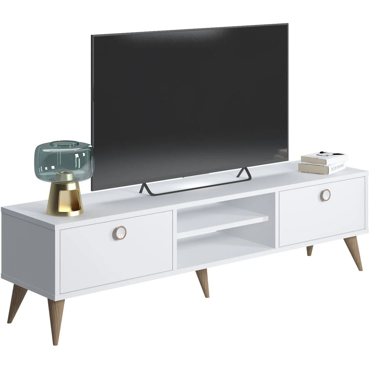 Contemporary tv unit with drawers