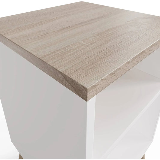 Modena White Side Table from Zaviour
