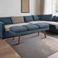 Amanda 54" Mid-Century Bench: Stylish Upholstered Bench for Modern Interiors