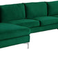 Luxurious Modern XL Velvet U-Shaped Sectional Sofa for 6-Person Comfort