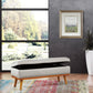 Carson Carrington Sastamala Mid-century Storage Bench - Grey