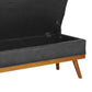 Carson Carrington Sastamala Mid-century Storage Bench - Grey