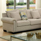 Riti Contemporary Ivory Fabric 4-piece Sectional