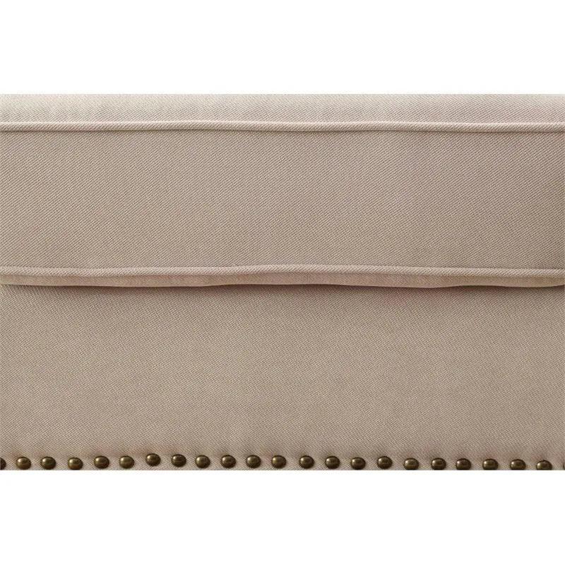 Riti Contemporary Ivory Fabric 4-piece Sectional