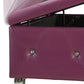 Elegant Upholstered Tufted Storage Bench - Grey | Timeless Design for Dubai Homes
