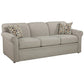 Aadhya Rolled Arm Mid-Century Loveseat Sofa
