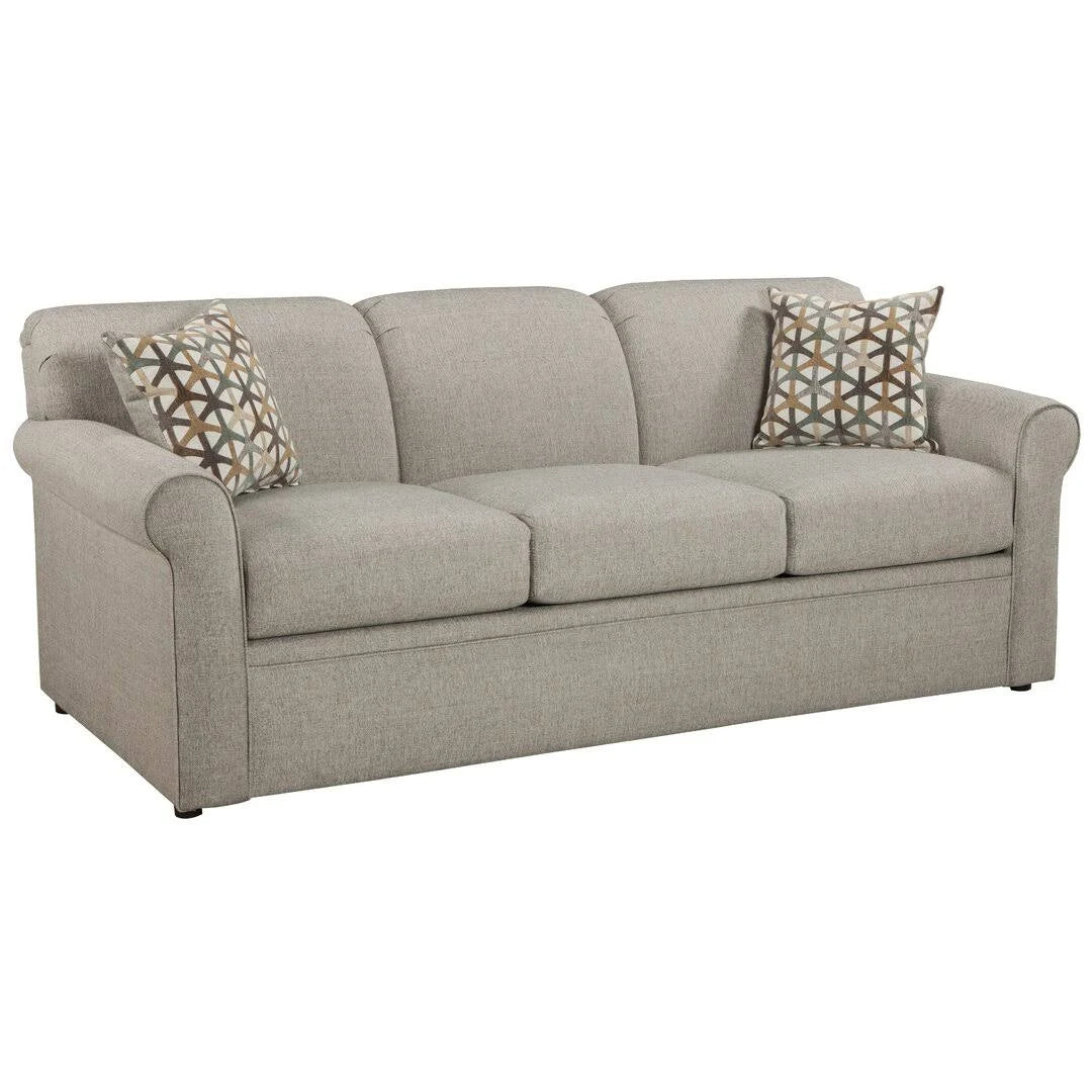Aadhya Rolled Arm Mid-Century Loveseat Sofa