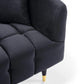 Dagenham Velvet Round Arm Sofa