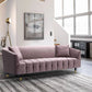 Dagenham Velvet Round Arm Sofa