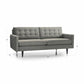 Button Tufted Petrie Midcentury Sofa
