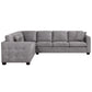 Corner Sofa with Storage Ottoman