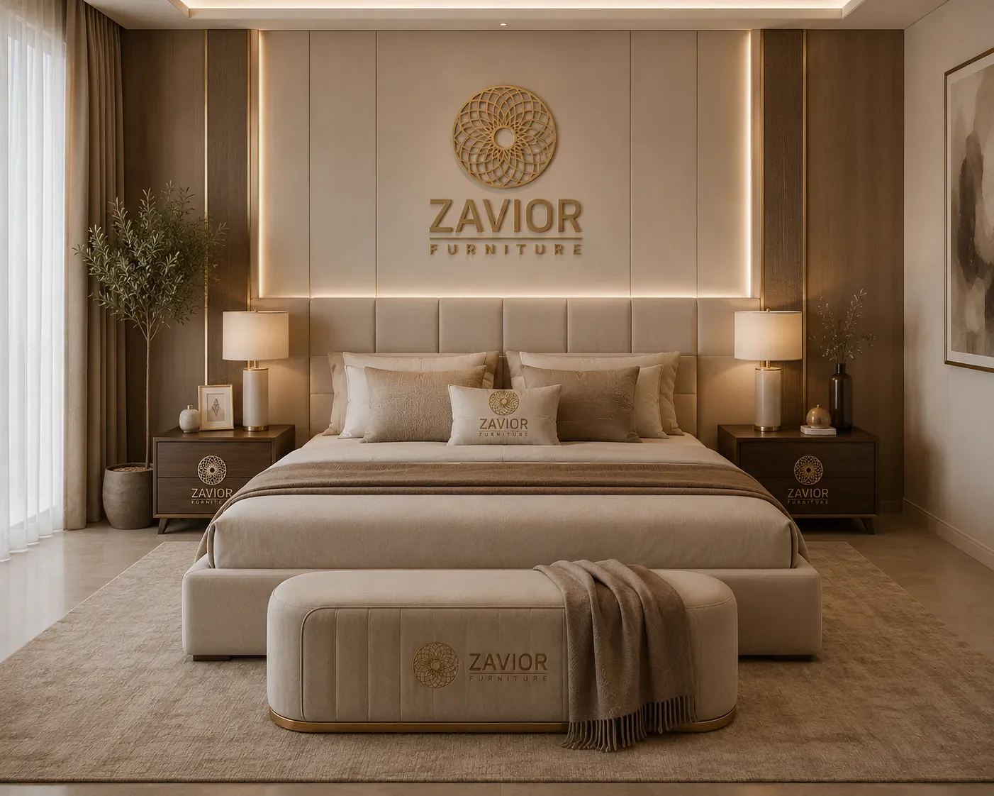 Minimal premium bedroom styling