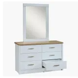 Zavior Wood Bedroom Set with Six Door Wardrobe thumbnail 6