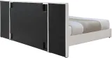 Zavior Wall Upholstered Bed with Vertical Channel Design thumbnail 5