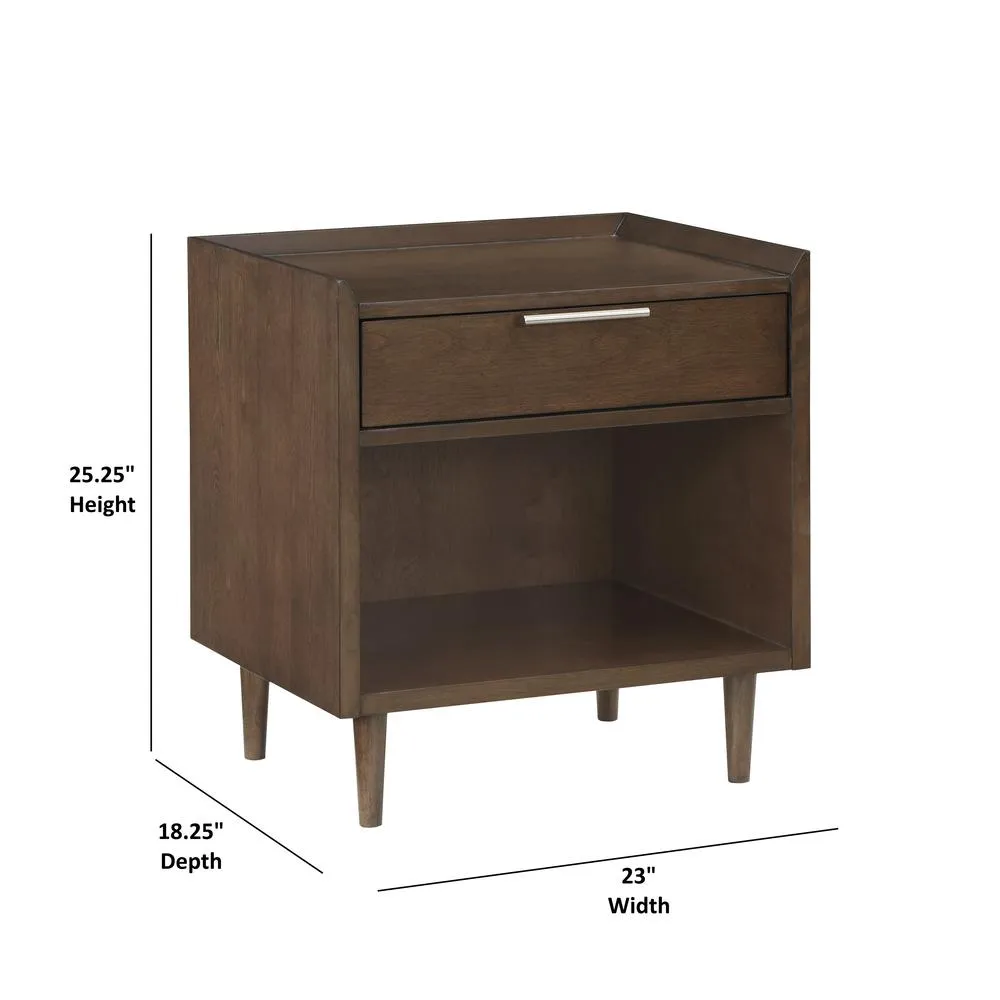 Zavior Tate Single Drawer Nightstand