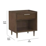 Zavior Tate Single Drawer Nightstand thumbnail 4