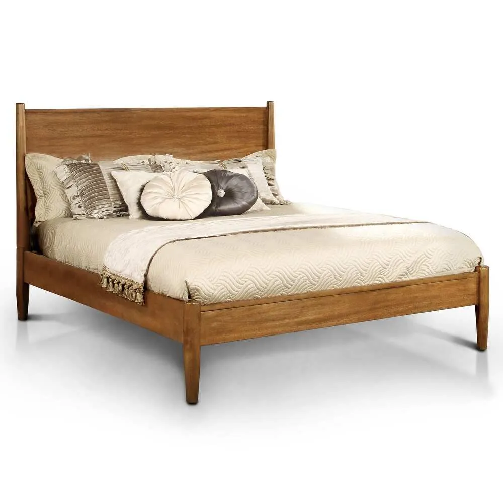 Zavior Fopp Mid-Century Modern Oak Bedroom Set