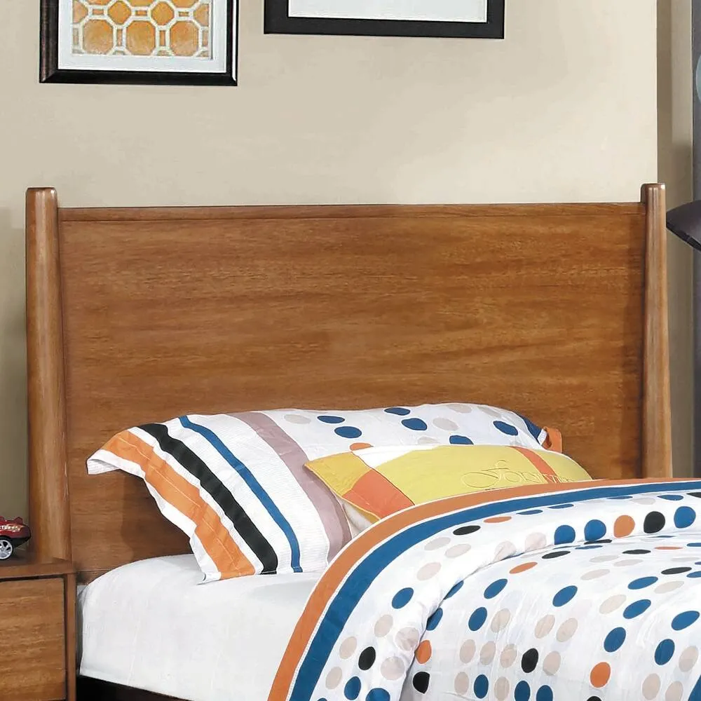 Zavior Fopp Mid-Century Modern Oak Bedroom Set