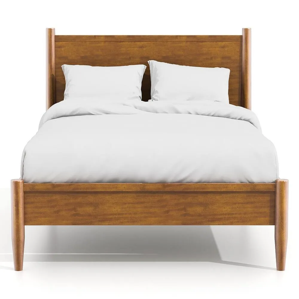 Zavior Fopp Mid-Century Modern Oak Bedroom Set