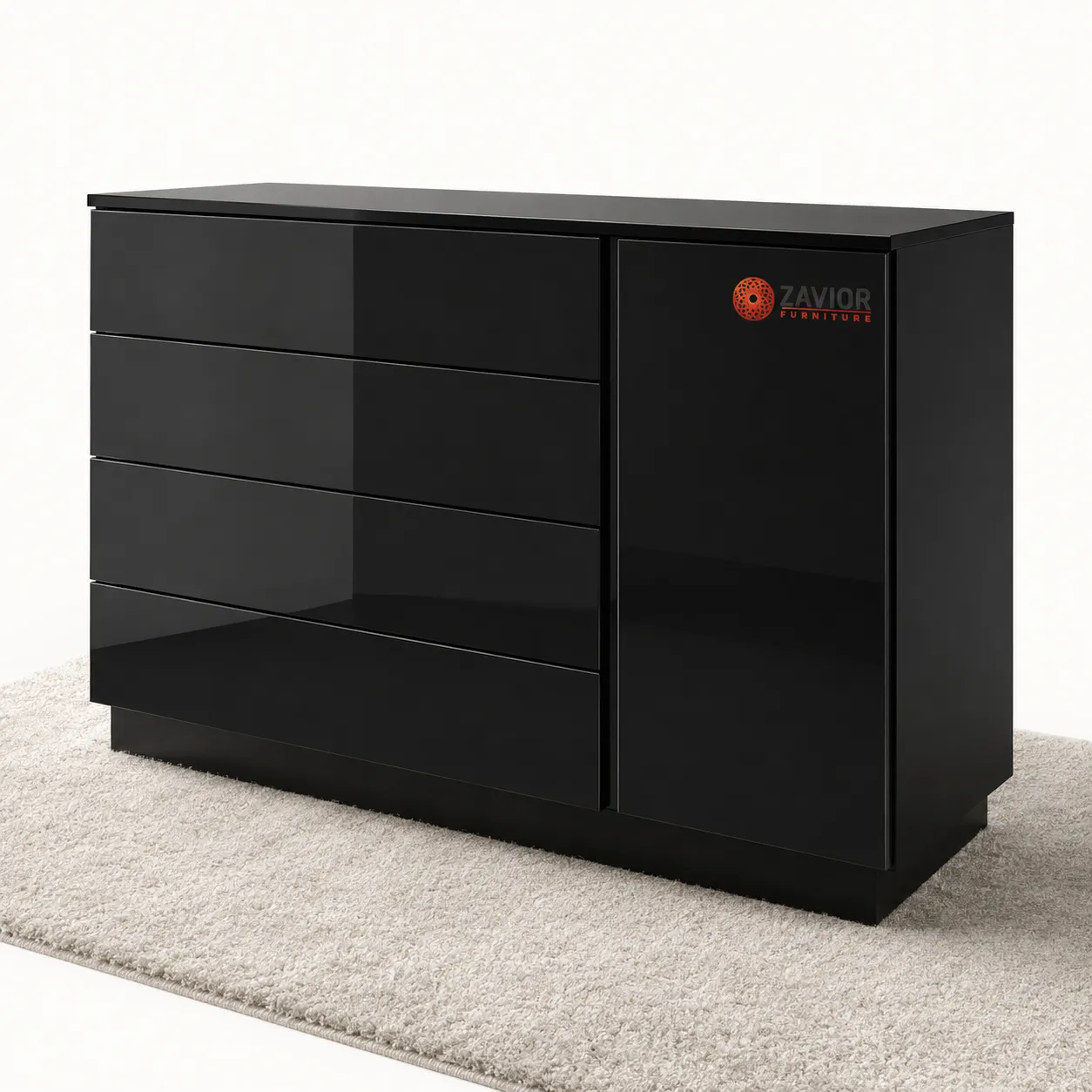 Zavior Modern Organizer Chest of Drawers Cabinet