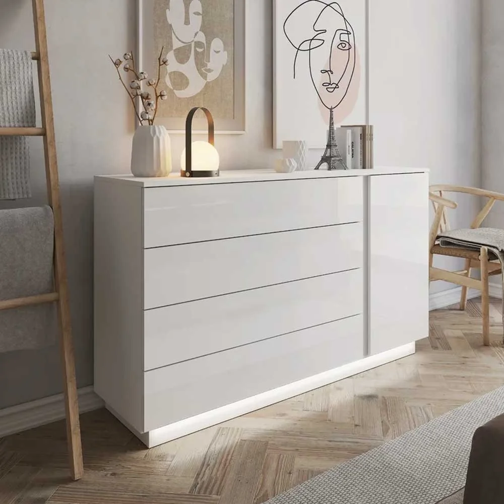 Zavior Modern Organizer Chest of Drawers Cabinet