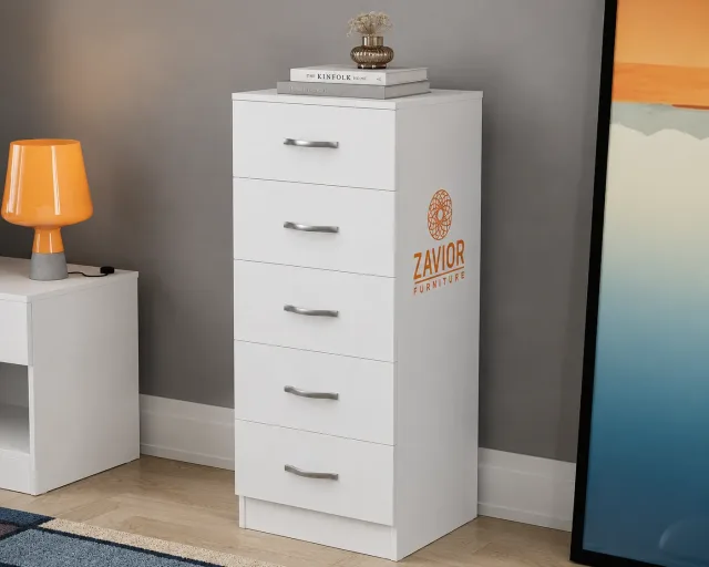 Zavior Modern 5 Drawer Chest