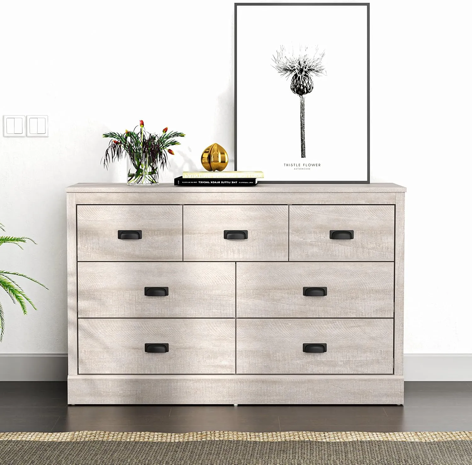 Zavior Bristol 3+4 Drawer Chest of Drawers