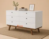 Zavior Modern 6 Drawer Dresser thumbnail 1
