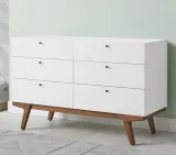Zavior Modern 6 Drawer Dresser thumbnail 4
