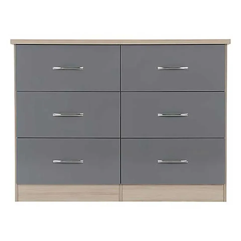 Zavior Grey 6 Drawer Chest of Drawers - product image 4