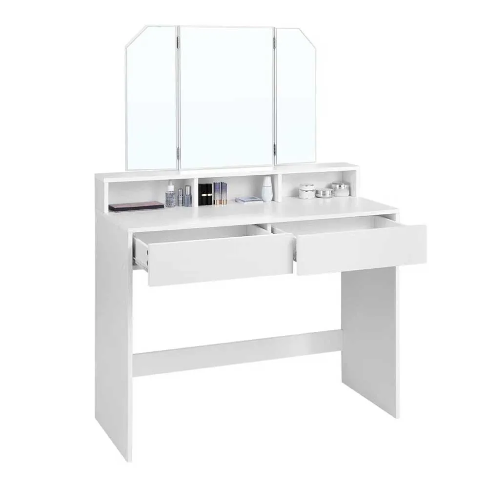 Zavior Modern Vanity Makeup Table with Mirror